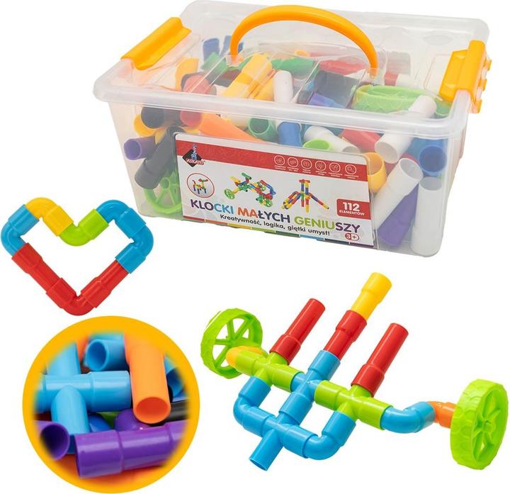 Askato Little Geniuses Blocks – Anschlüsse 112 Elemente