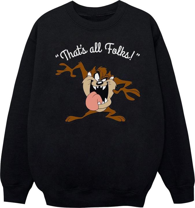 Immagine prodotto Looney Tunes That's All Folks Felpa Diavolo della Tasmania Ragazzi (140, 146)