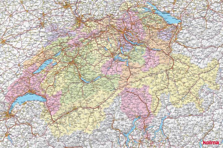Immagine prodotto Kolma Blocco da tavolo Poster (Svizzera) 50 x 34 (50 x 34 cm)