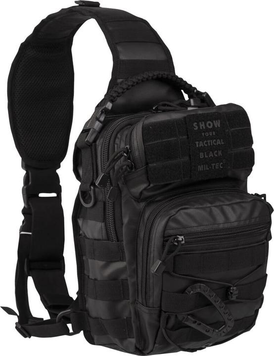 Actual product image Mil-tec One Strap Assault Pack M Tactical Black (10 l)