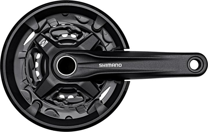 Actual product image Shimano FC-MT210 crankset 40/30/22 teeth 3x9-speed (175 mm)