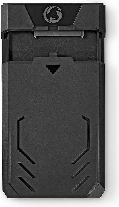 Actual product image Nedis Hard drive enclosure 2.5 inch SATA II connection USB 3.1 USB Type-A Aluminium / Plastic (2.5")