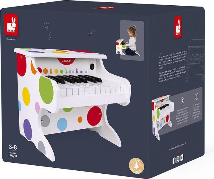 Image du produit Janod Mon premier piano (Anglais, Néerlandais, Allemand, Français, Italien, Espagnol)