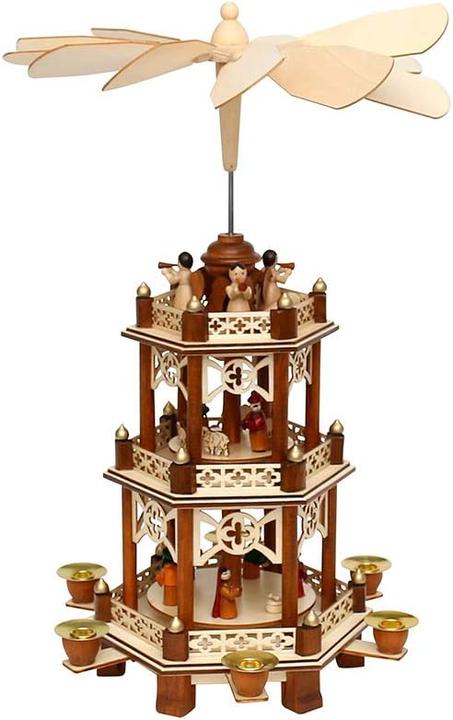 Actual product image Dekohelden24 Wooden pyramid