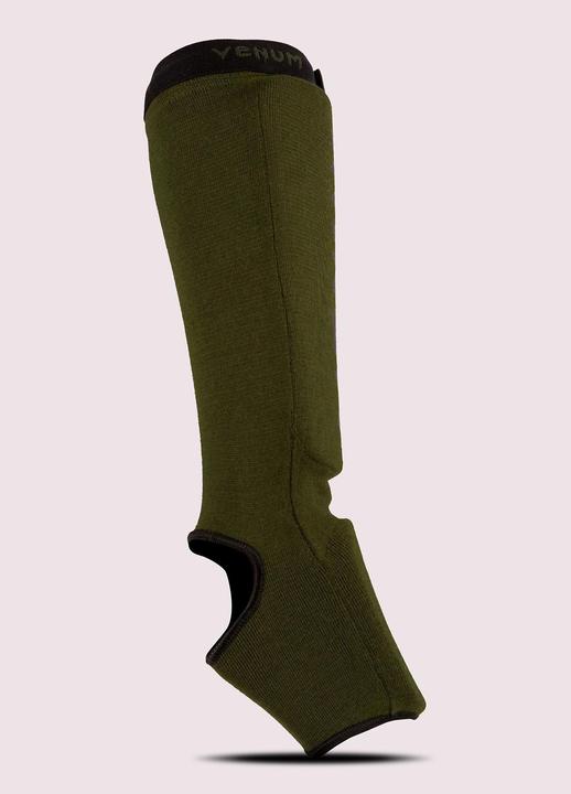 Produktbild Venum Kontact Shin Guards Olivgrün/Schwarz, XS, Grösse: XS (XS)