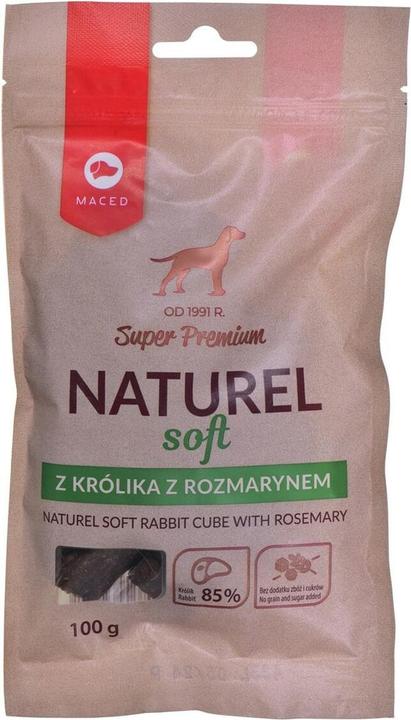 Produktbild Maced Super Premium Naturel Soft Kaninchen mit Rosmarin - Hundeleckerli - 100g (Senior, 1 Stk., 100 g)
