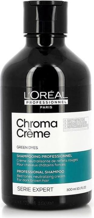 Image du produit L'Oréal Professionnel CHROMA CRÈME green dyes shampooing professionnel 300 ml (300 ml, Shampoing liquide)