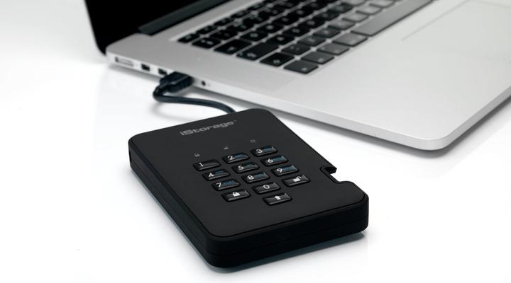 Produktbild iStorage diskAshur² - Festplatte - verschlüsselt - 5 TB - extern (tragbar) (5 TB)