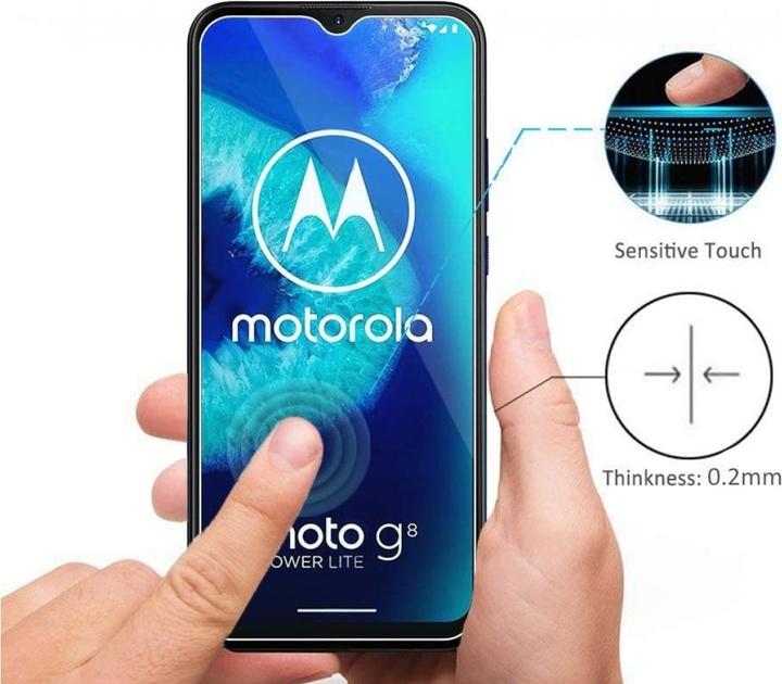 Immagine prodotto Screenguard Motorola Moto G8 Power Lite Pellicola protettiva in vetro Custodia Design amichevole (1 Pezzo/i, Motorola Moto G8 Power Lite)