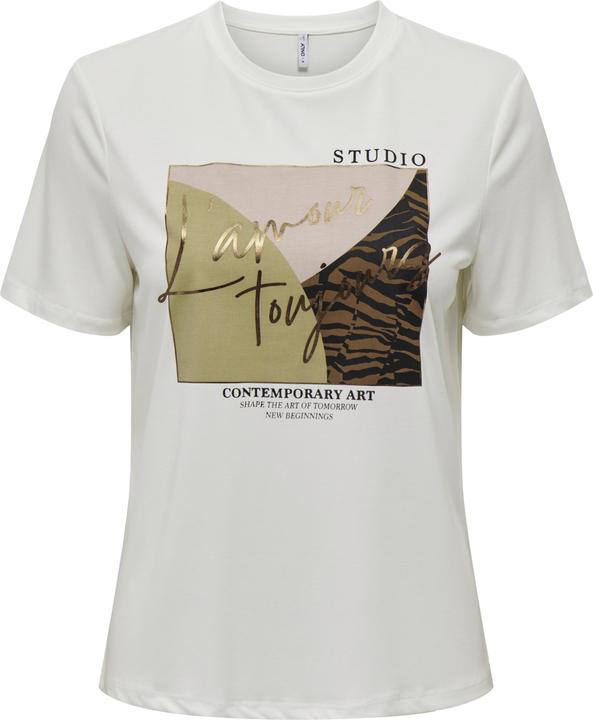 Produktbild Only Normal geschnitten Rundhals Curve Top T-shirt (M)