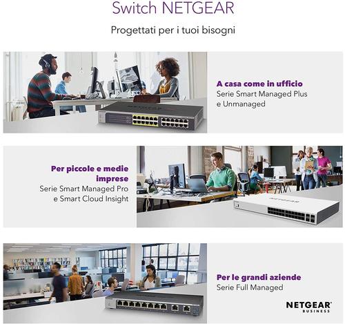 Image du produit Netgear Gs308p-100pes (8 Ports)