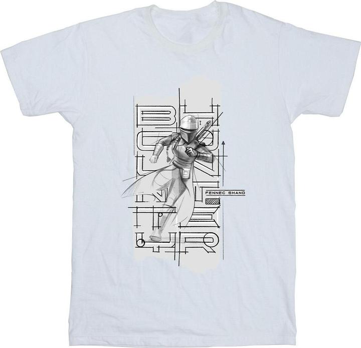 Image du produit Star Wars - T-shirt THE BOOK OF BOBA FETT FENNEC ILLUSTRATION - Homme (3XL)