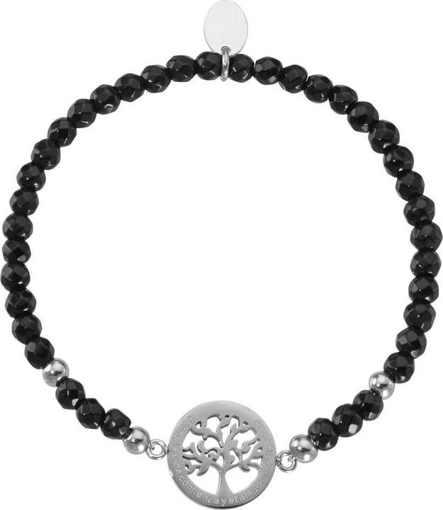 Produktbild Bijouteria Armband (18 cm, Schwarze Jade, Edelstahl)
