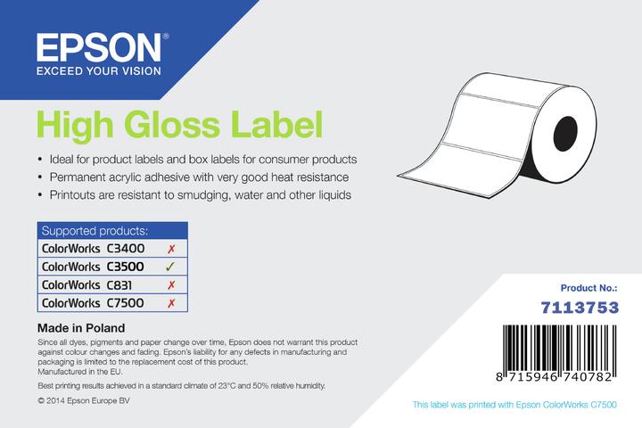 Epson High Gloss Label Die-Cut Roll