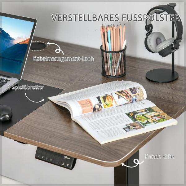 Immagine prodotto Vinsetto Tavolo PC (140 x 116 x 70 cm)