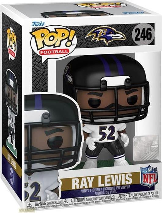 Produktbild Funko POP! NFL Legends: Ravens - Ray Lewis - Vinyl-Sammelfigur - Geschenkidee - Offizielle Handelswa
