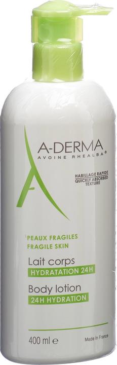 Produktbild A-Derma Feuchtigkeitsspendende Körpermilch Körpermilch (Körpercreme, 400 ml)
