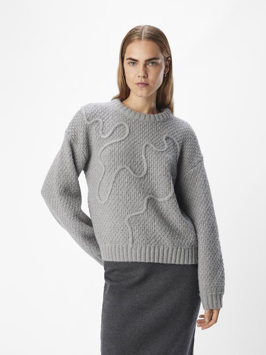 Produktbild Object Texturierter Strickpullover (L)