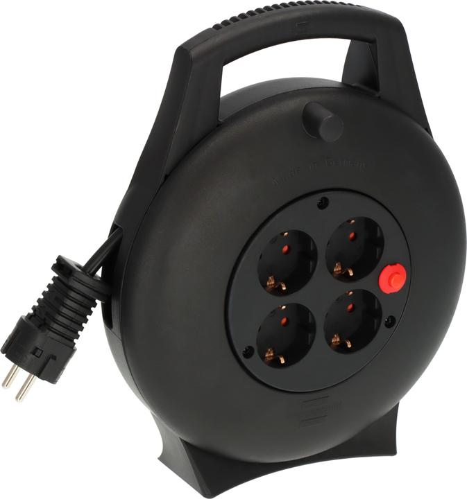 Actual product image Brennenstuhl Vario Line Kabelbox 4-fach / Mini-Kabeltrommel 10 m (10 m, 1.50 mm²)