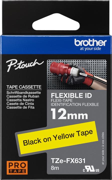 Produktbild Brother Tze-Fx631 (1.20 cm, Gelb)