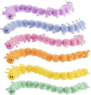 Produktbild Jono Toys Flauschige dehnbare Fidget-Raupe