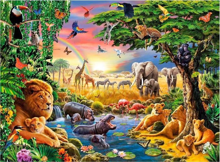 Produktbild Ravensburger Abendsonne am Wasserloch (300 Teile)