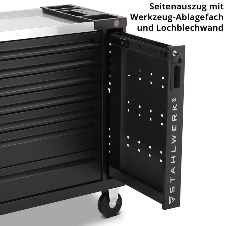 Image du produit Stahlwerk Chariot d'atelier PHOENIX Chariot à outils Chariot de montage 262 outils CrV (262 x)