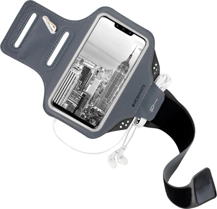 Actual product image Mobiparts Comfort Fit Sport Armband Huawei Mate 20 Lite Black