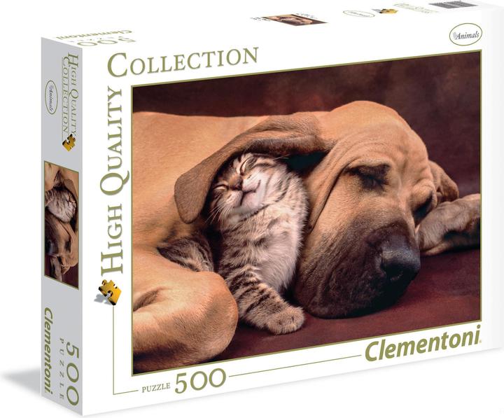 Produktbild Clementoni Hund & Katze (500 Teile)