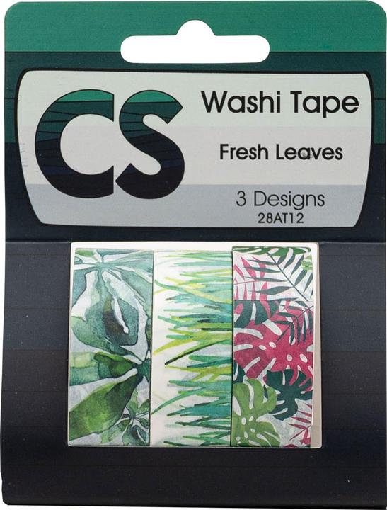 Produktbild Colorations Washi Tape Plants 3 Rollen, 5mtr.