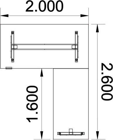 Actual product image Kerkmann Move4 (2000 x 1000 x 720 mm)