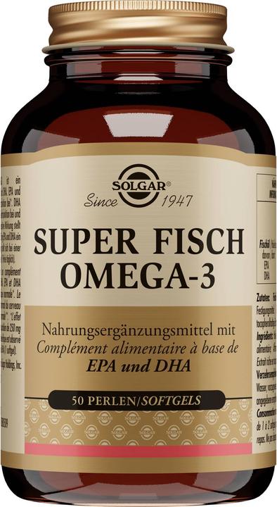 Image du produit Solgar Super Fisch Omega-3 softgels (50 pièce(s), Capsules, 255 g)