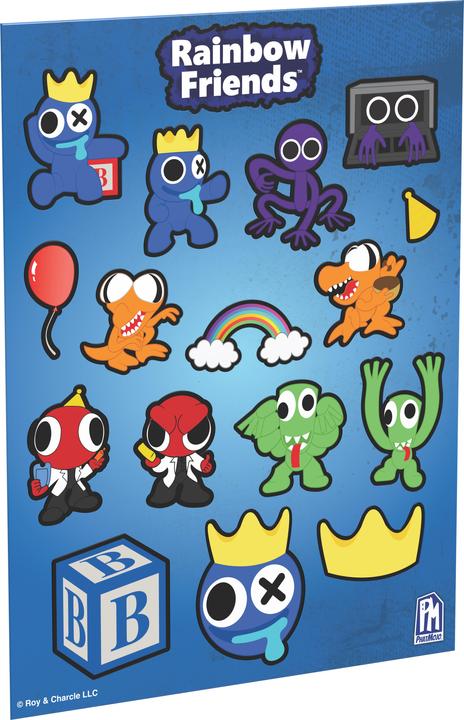 Actual product image Boti RAINBOW FRIENDS 39673 HEAD BUNDLE - BLUE - METALLIC (21 cm)