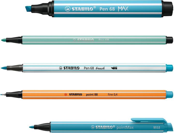 Image du produit STABILO Fasermaler Arty Set (Multicolore, 55 x)