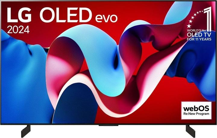 Actual product image LG OLED42C47LA 106cm 42" 4K OLED Smart TV television (42", C4, OLED, 4K, 2024)