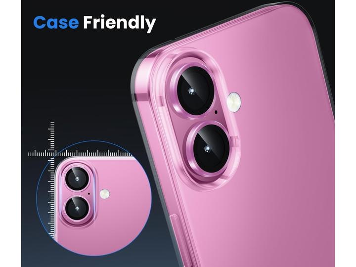 Actual product image Screenguard Camera Lens Protector protective glass Apple iPhone 16 (1 Piece, Apple iPhone 16)