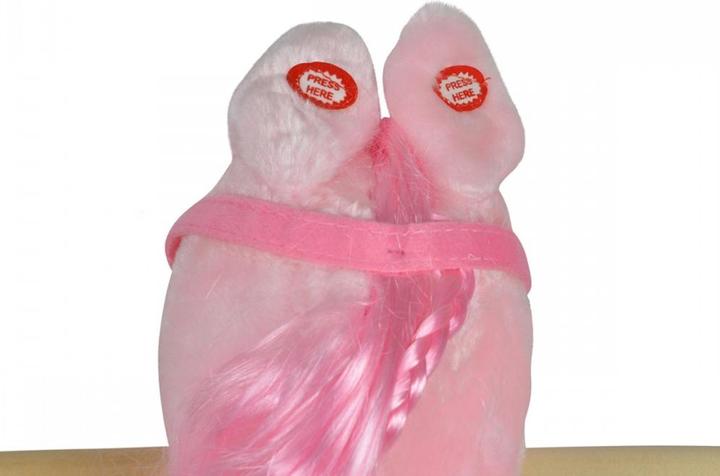 Actual product image Moni Rocking Horse Plush Rose WJ-001