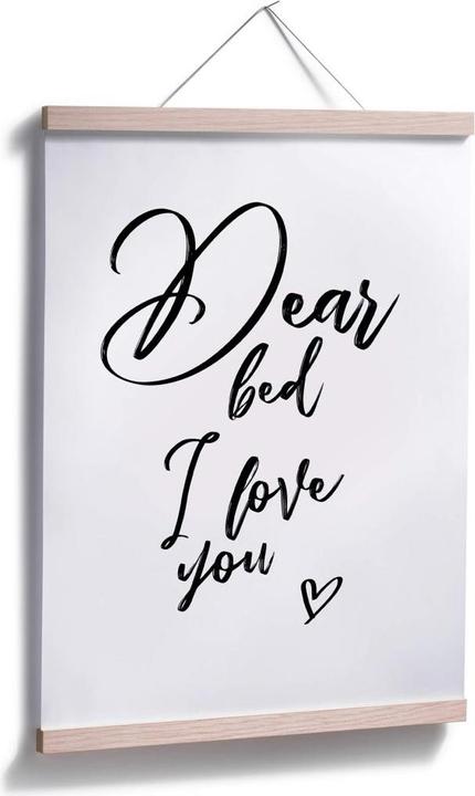 Image du produit Trenddeko Cher lit Je t'aime (50 x 60 cm)