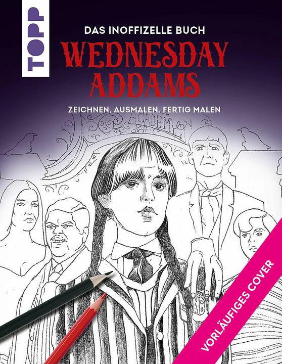 Immagine prodotto Das inoffizielle Wednesday Zeichnen- und Kreativ-Buch (Tedesco, Collo geco, 2023)