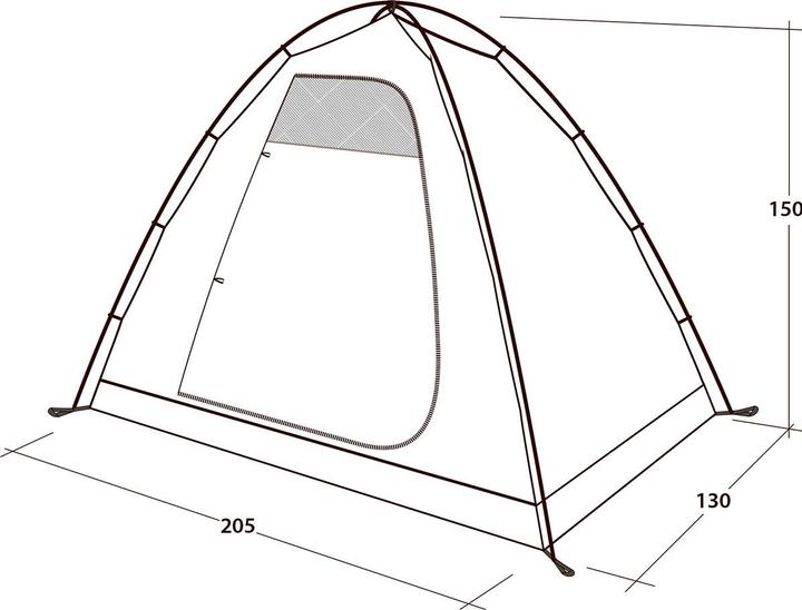 Produktbild Outwell Free Standing Innenzelt (Vorzelt, 2.20 kg, 2 Personen)