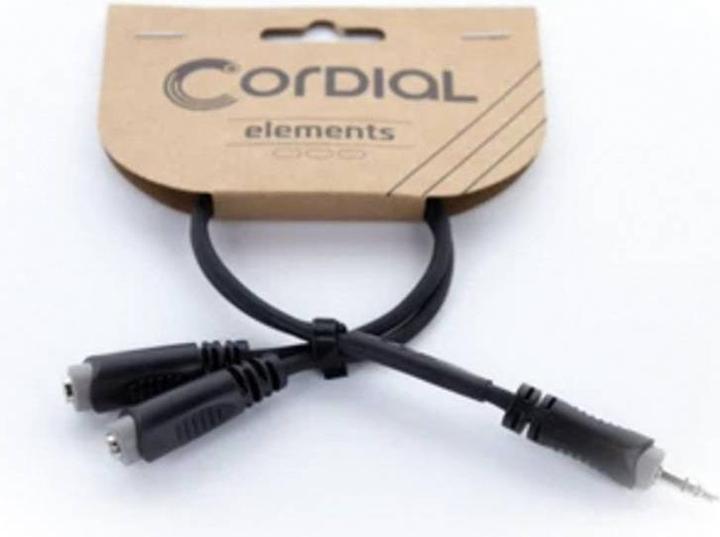 Produktbild Cordial 14883 Klinke Audio Y-Adapter (1x Klinkenstecker 3.5 mm - 2x Klinkenbuchs