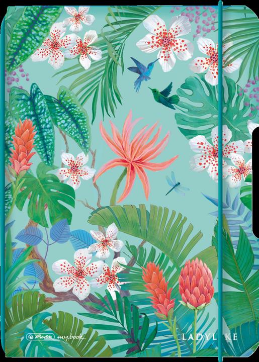 Herlitz Notizheft Ladylike Jungle A6, 40 Blätter, punktiert (A6, Gepunktet, Weicher Einband)