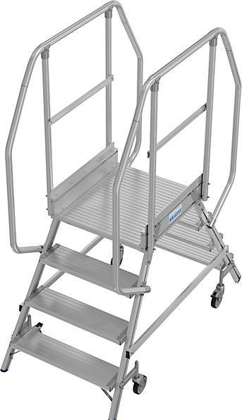 Immagine prodotto Krause Scala a piattaforma con corrimano extra alto (Scala a pioli, 170 cm)