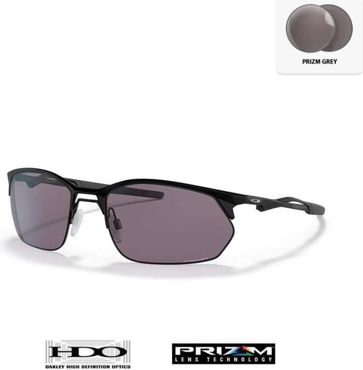 Actual product image Oakley Lunettes de Soleil Wire Tap 2.0 - Verres Prizm Gris - Monture Satin Noir