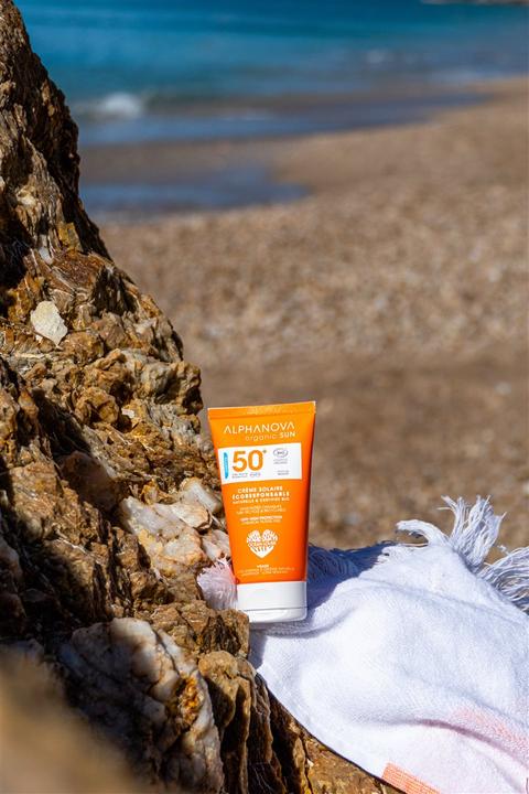 Produktbild Alphanova SUN Sonnencreme Monoï Bio SPF50+ 50 ml (Sonnencreme Gesicht, SPF 50+, 50 ml, 73 g)
