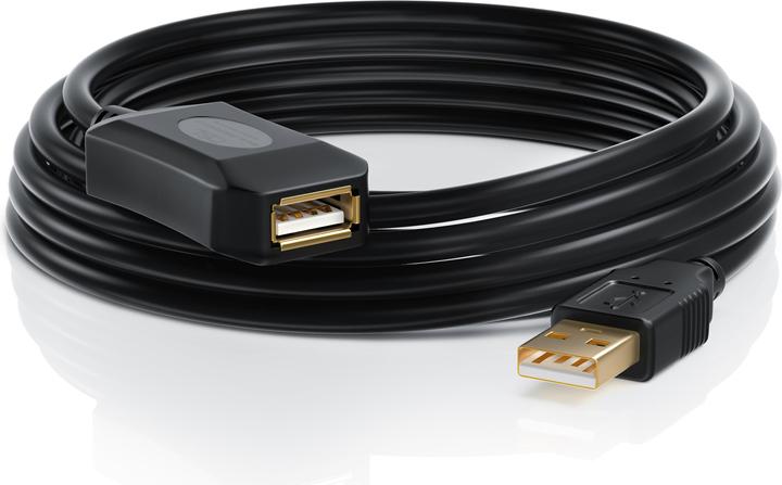 Produktbild CSL USB 2.0 Repeaterkabel - Verstärker - Verlängerungskabel - Repeater Kabel mit Signalverstärkung (10 m, USB 2.0)