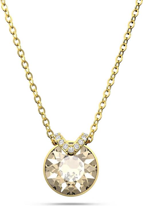 Swarovski Bella V Halskette Rundschliff Gold (Swarovski Metall, 38 cm)