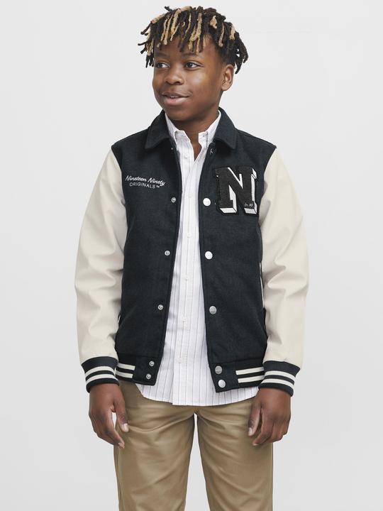 Actual product image Jack & Jones Baseball Jacket For Boys Baseball Jacket (176)