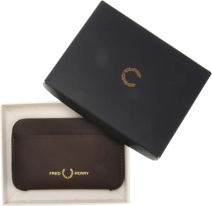 Actual product image Fred Perry Burnished Leather Card Holder