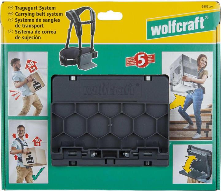 Produktbild wolfcraft Tragegurtsystem (30 kg)